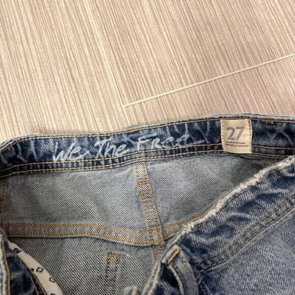 NWOT Free People Mambo Denim Midi Skirt Size 27 - Picture 13 of 16